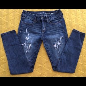 American Eagle stretch jegging jeans~size 4